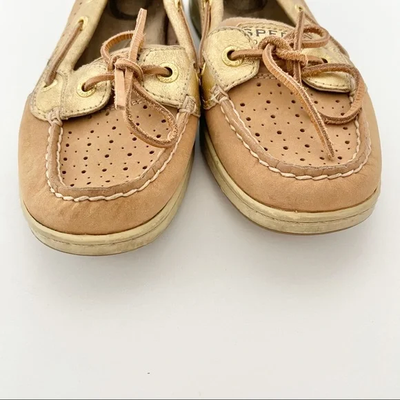 Sperry Gold Boat Top Slider Shoes - Picture 5 of 8